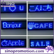 Portátil LED Breast Display Name Tag ID Insignia